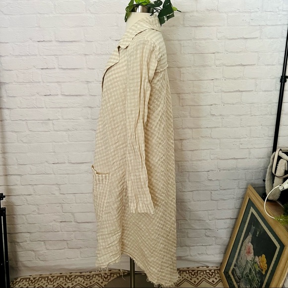 Free People Linen Overcoat - Picture 8 of 16